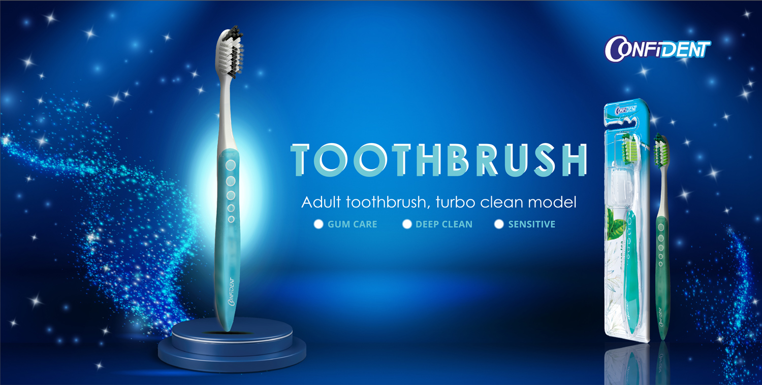 Confident toothbrush,turbo clean model